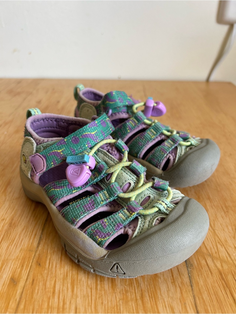Keen Kids Green & Purple Closed-Toe Sport Sandals | 9T